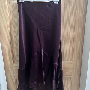 Ralph Lauren Deep Purple High Low Skirt
